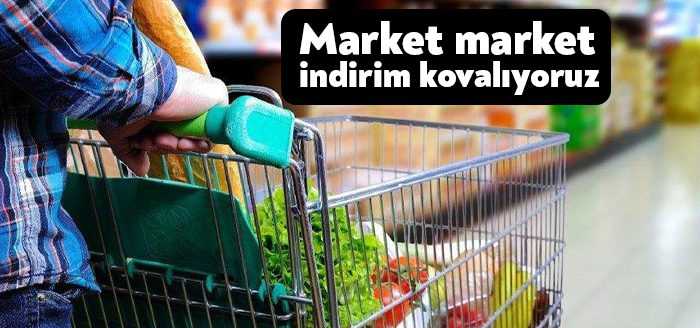 Geçim sıkıntısı çeken vatandaşlar farklı marketlerde ucuz ürünlerin peşine düştü