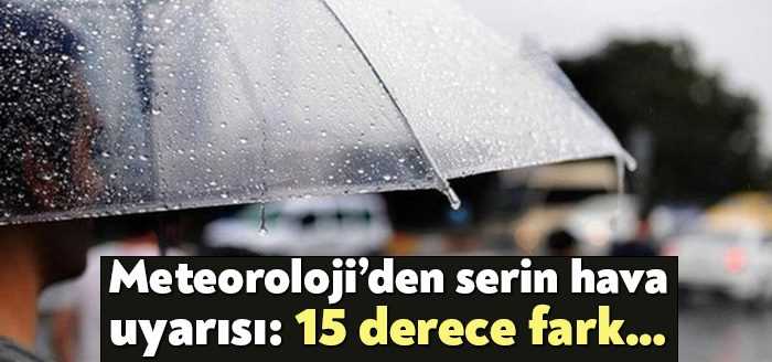 Meteoroloji Genel Müdürlüğü tarafından yeni haftaya dair yayınlanan hava durumu