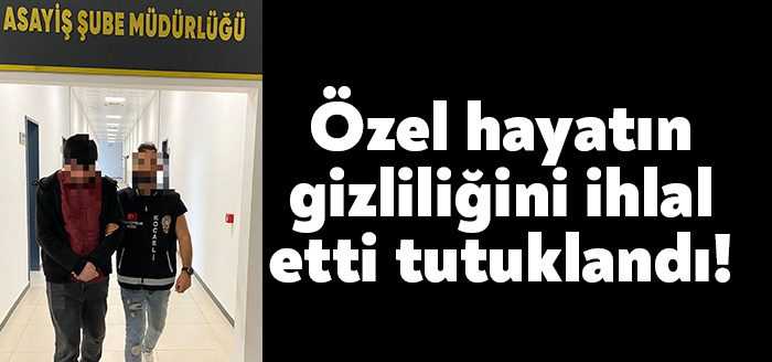 Kocaeli'nin Gebze ilçesinde "özel hayatın gizliliği" suçundan 4 yıl 2