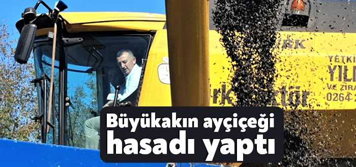 Büyükşehir’in gübre desteği verdiği çiftçilerin hasat mesaisi devam ediyor. Başkan