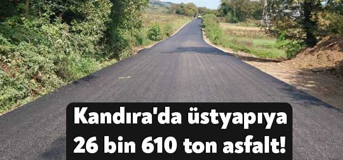 Kocaeli Büyükşehir Belediyesi, Kandıra’da yapılacak üstyapı çalışmalarına 26 bin 610