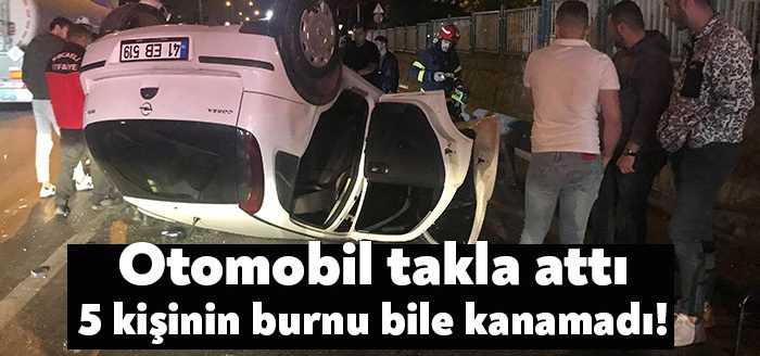 Kocaeli’de içinde 5 arkadaşın bulunduğu otomobil, sürücüsünün direksiyon hakimiyeti kaybetmesi