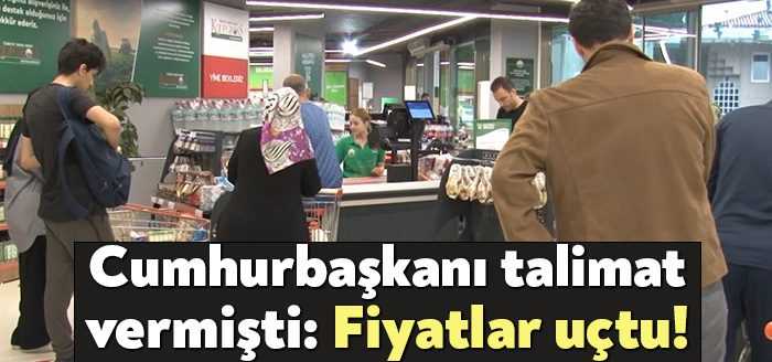 Cumhurbaşkanı Tayyip Erdoğan’ın talimatı ile 15 Ağustos’ta indirime giden Tarım