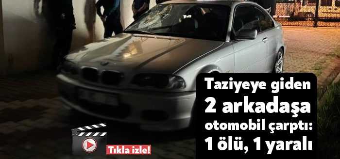 Kocaeli’de, arkadaşlarının ölen babası için cenaze evine taziyeye giderken otomobilin