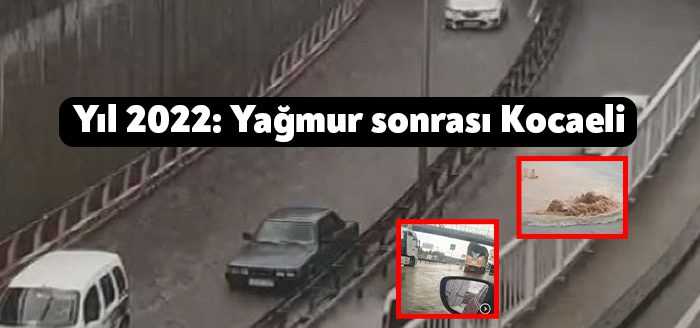 Kocaeli'de etkili olan sağanak yağış, Dilovası, Gebze, Darıca ve Çayırova