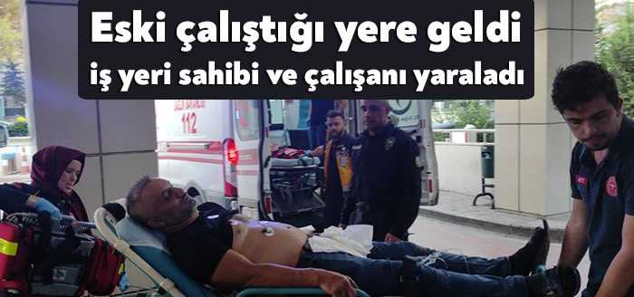 Kocaeli’de bir şahıs, eski çalıştığı yere gelerek iş yeri sahibi