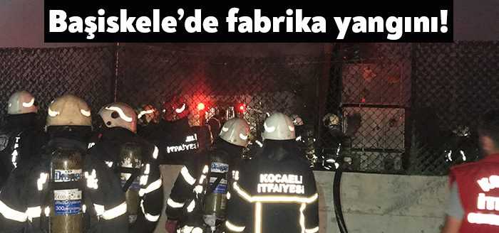 Kocaeli’nin Başiskele ilçesinde bulunan madeni yağ fabrikasının atık yağ bölümünde