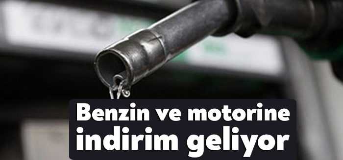 Gece yarısından itibaren geçerli olmak üzere benzin ve motorinde indirim