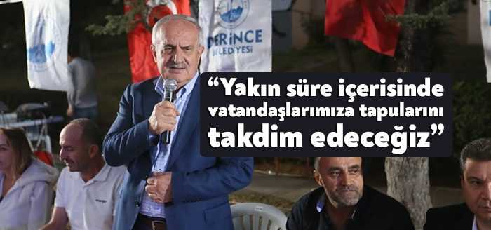 Derince’de riskli alan olarak ilan edilen ve kentsel dönüşüm projesine