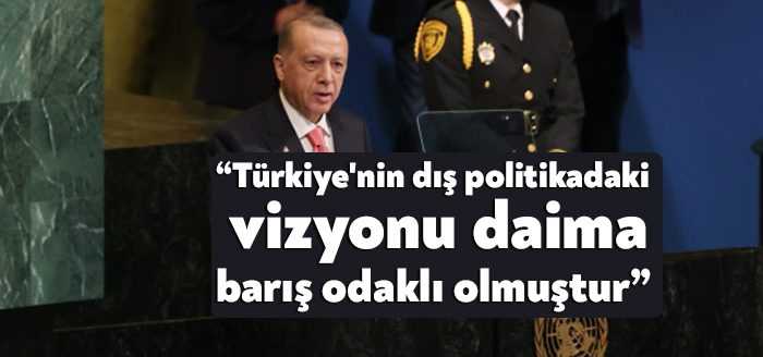 Cumhurbaşkanı Recep Tayyip Erdoğan, ABD’nin New York kentinde düzenlenen Birleşmiş