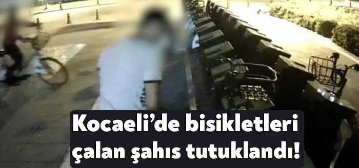 Kocaeli Büyükşehir Belediyesi tarafından kiralanan bisikletleri çalan şahıs çıkarıldığı mahkemece