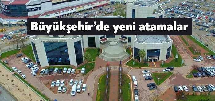Kocaeli Büyükşehir Belediyesi’nde yeni kurulan 2 daire başkanlığına atamalar yapıldı