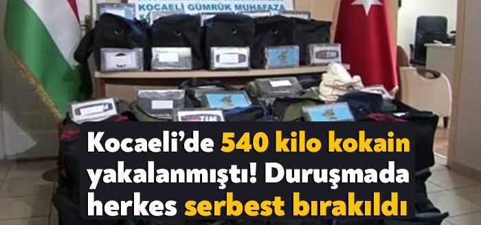 Kocaeli’de bir limanda bulunan konteynerin içerisinde toplam 540 kilo kokain