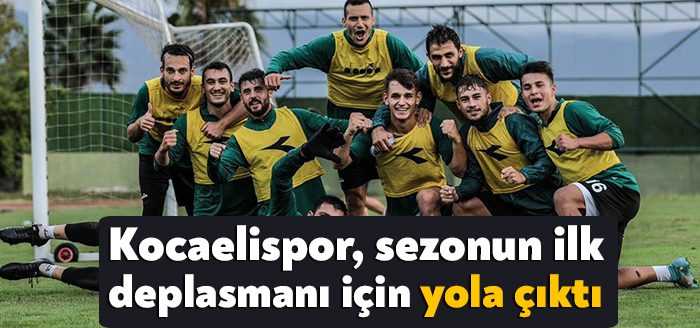 TFF 2. Lig ekiplerinden Kocaelispor, sezonun ilk deplasman maçına pazar