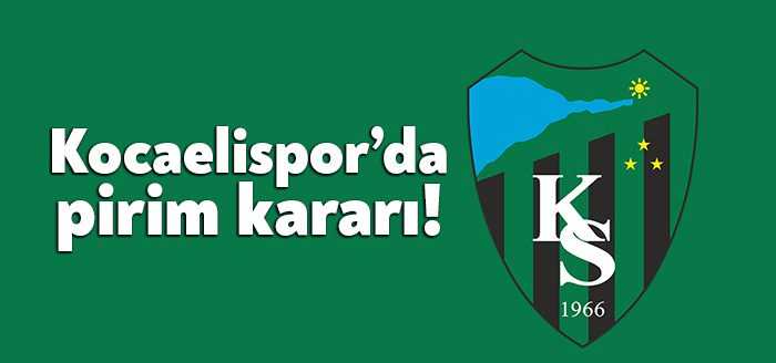 Kocaelispor’da yönetim kurulu, iç saha galibiyetine 5, dış saha galibiyetine