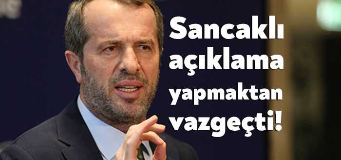 MHP Kocaeli Milletvekili Saffet Sancaklı bugün düzenleyeceğini duyurduğu basın toplantısına