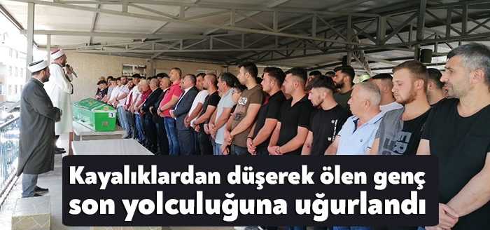 Kocaeli'nin Gebze ilçesinde hafta sonu arkadaşlarıyla gittiği tabiat parkında kayalıklardan