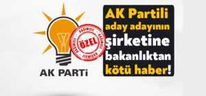 AK Parti İzmit Meclis Üyesi aday adayı Tolga Ok’a Bakanlık’tan kötü haber!