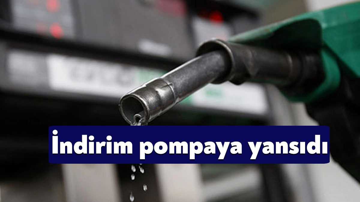 13 Ekim 2022 benzin ve motorin fiyatlarında indirim pompaya yansıdı