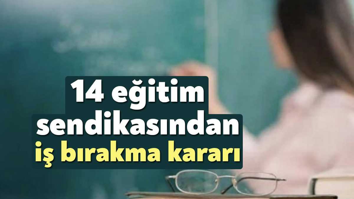 Öğretmenlik Meslek Kanunu ve eğitimde yaşanan sorunlara karşı, 14 eğitim