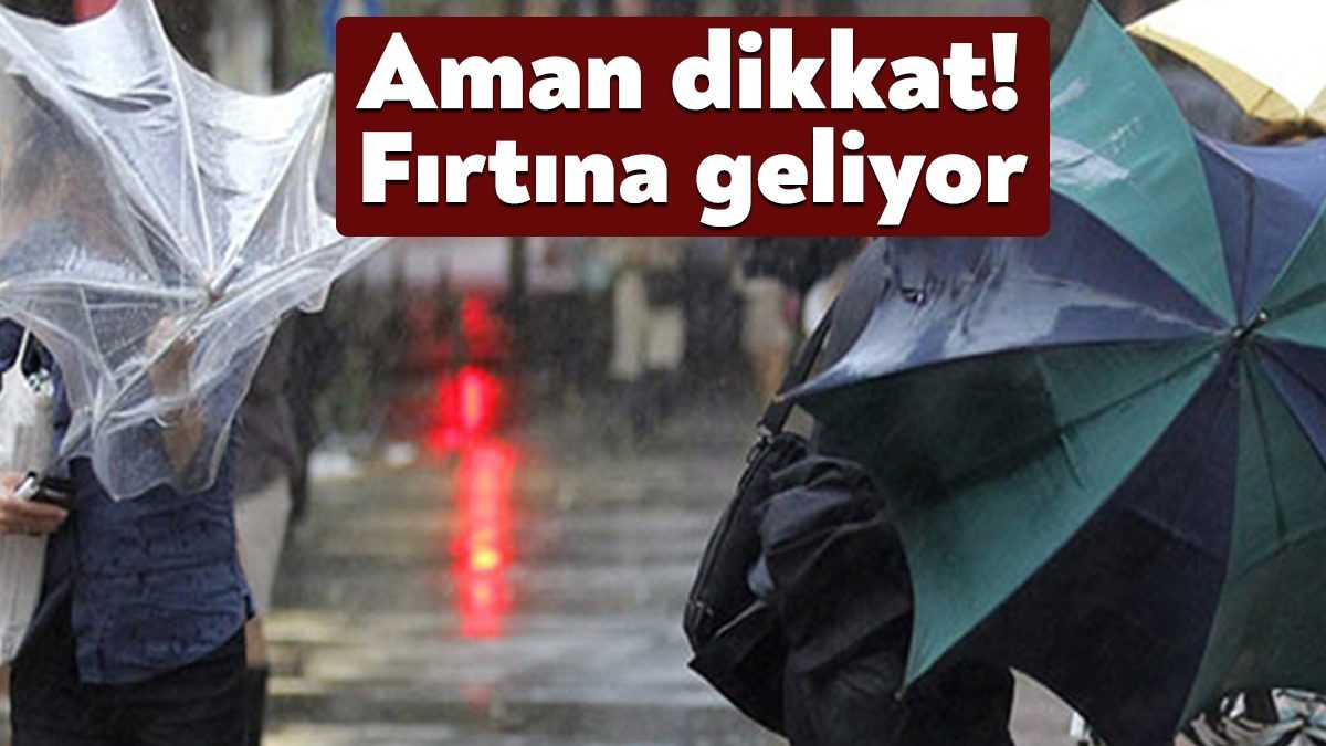 Meteoroloji Genel Müdürlüğü’nce yapılan son değerlendirmelere göre Marmara’da fırtına bekleniyor