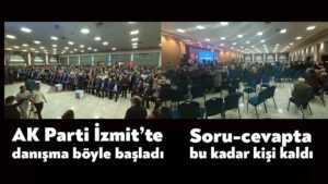 AK Parti İzmit danışmada partililer soru-cevapta çıktı