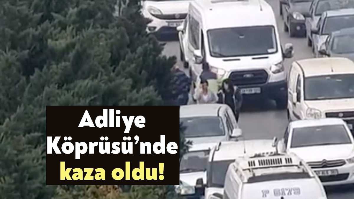 Kocaeli’nin İzmit ilçesinde Adliye Köprüsü mevkiinde trafik kazası meydana geldi.