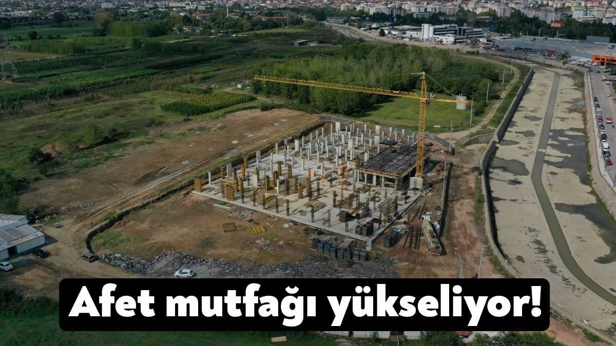 Büyükşehir’in Afet Mutfağı olarak hizmet verecek Gıda Üretim Tesisi Projesi’nde