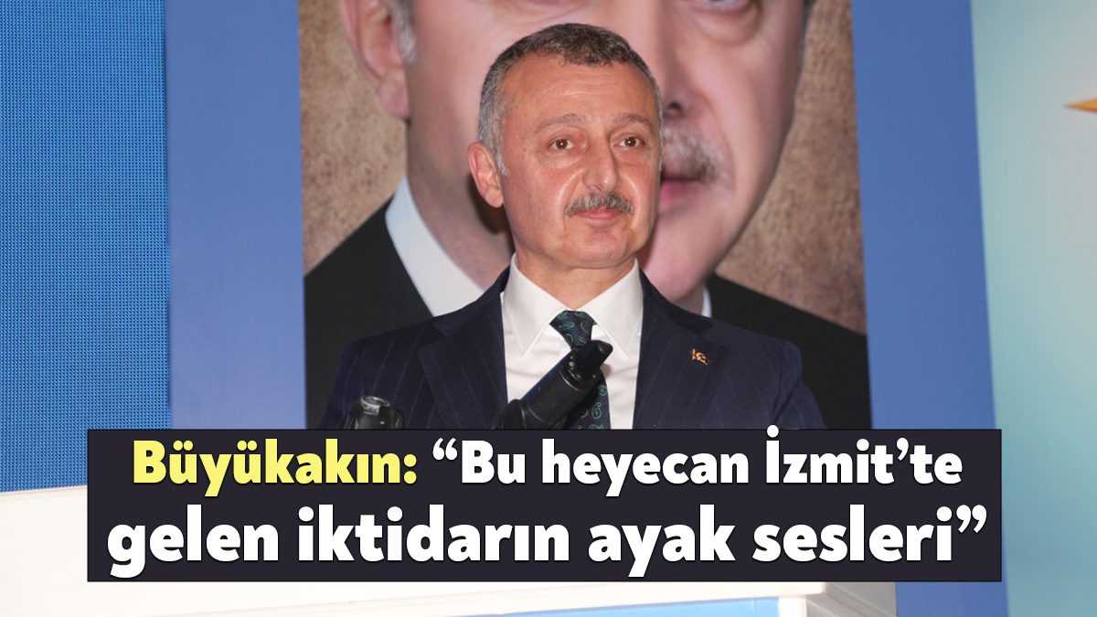 Kocaeli Büyükşehir Belediye Başkanı Tahir Büyükakın danışmada yaptığı konuşmada, İzmit’e