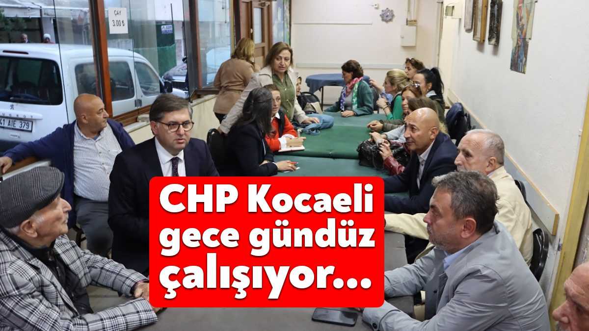 CHP Kocaeli İl Örgütü ve ilçe örgütleri, eş zamanlı olarak