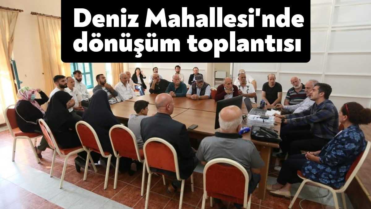 Derince Belediye Başkanı Zeki Aygün, Deniz Mahallesi’nde yapılacak olan kentsel