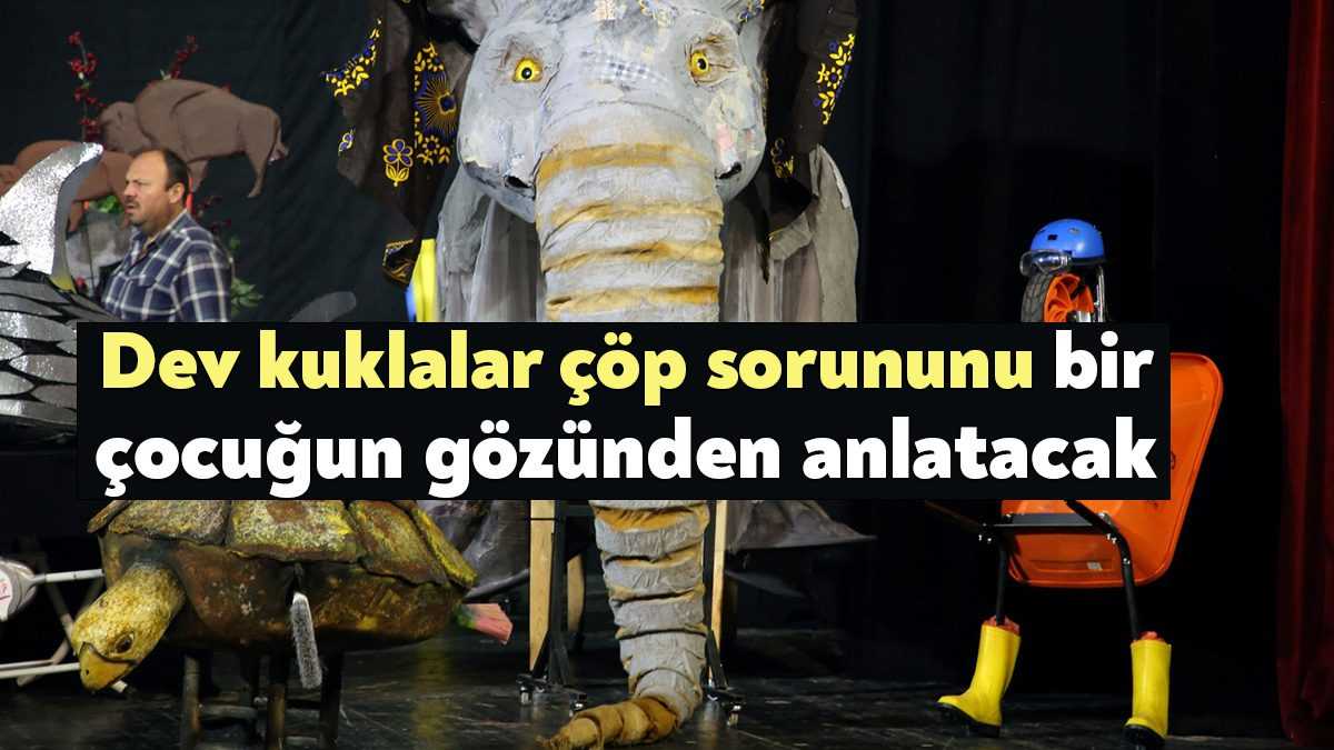 Kocaeli Şehir Tiyatroları, Sıfır Atık Festivali’nde Çöp Atlas adlı oyunla