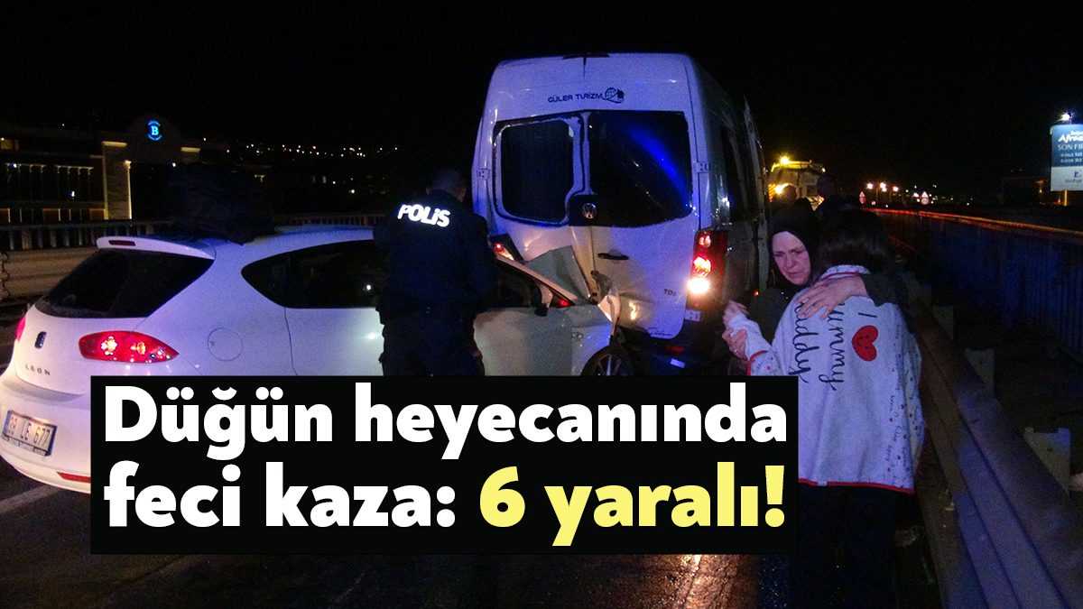 Kocaeli’de yol ayrımını kaçıran servis minibüsü sürücü aracı durdurup geri