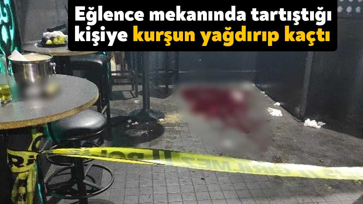Kocaeli’nin İzmit ilçesinde alkollü eğlence mekanında tartıştığı kişiyi silahla vurup