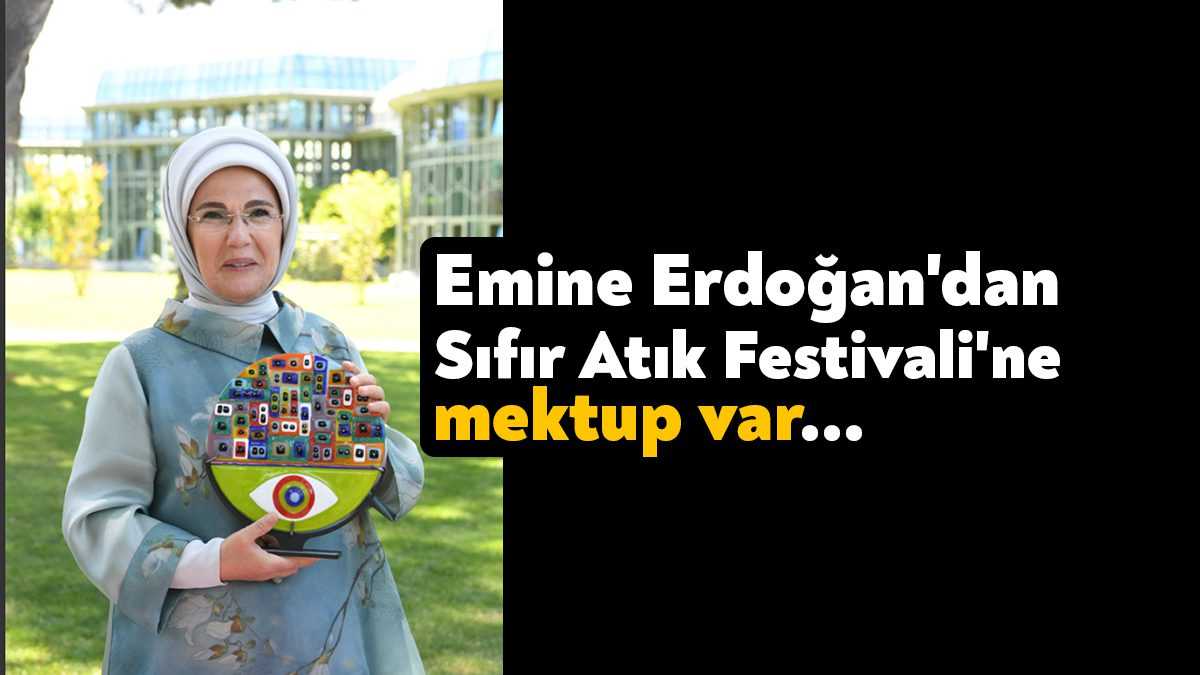 Büyükşehir tarafından düzenlenen Sıfır Atık Festivali’ne bir kutlama mektubu gönderen