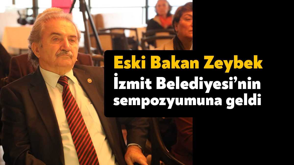 Eski Bakan Namık Kemal Zeybek İzmit’te düzenlenen “Türk Dünyasının 31.