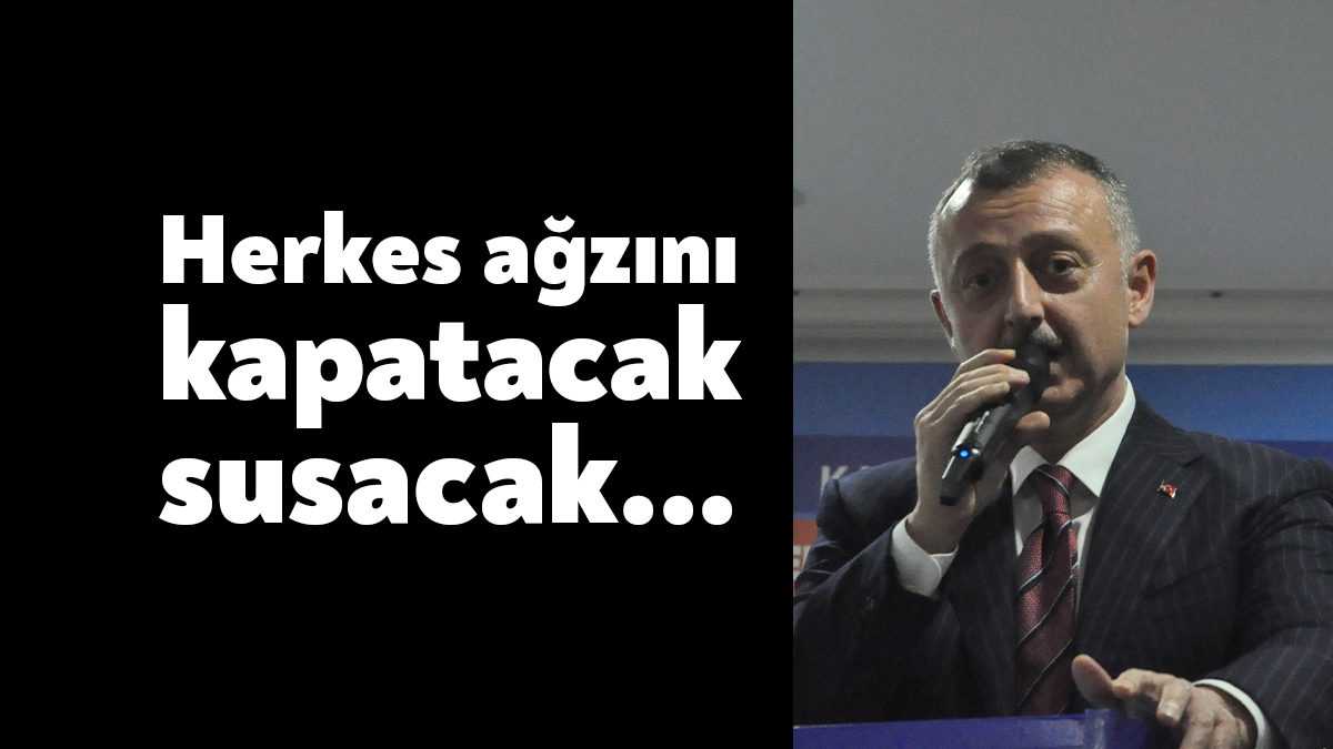AK Parti Karamürsel İlçe Danışma toplantısında konuşan Kocaeli Büyükşehir Belediye