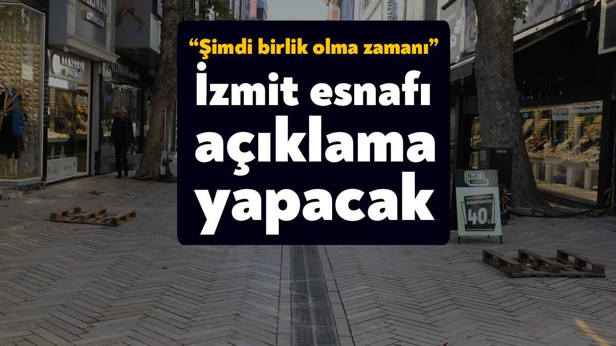İKM’nin çağrısıyla İzmit esnafı, kira artışları ve bundan dolayı esnafın