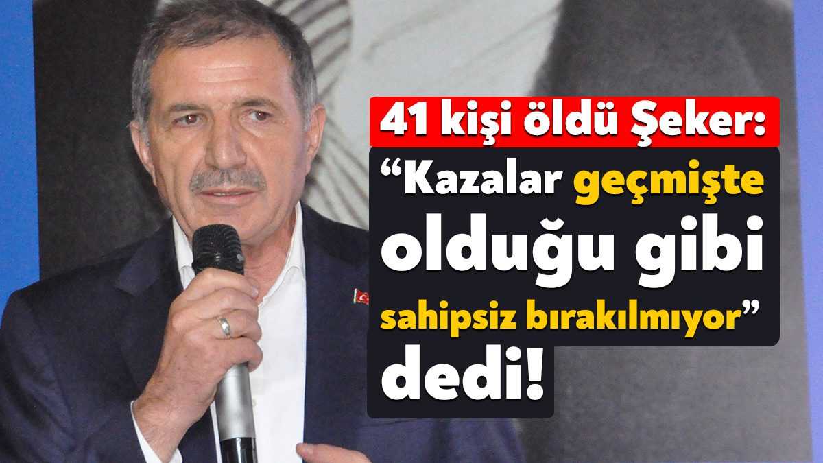 AK Parti Kocaeli Milletvekili İlyas Şeker, Bartın’da meydana gelen maden