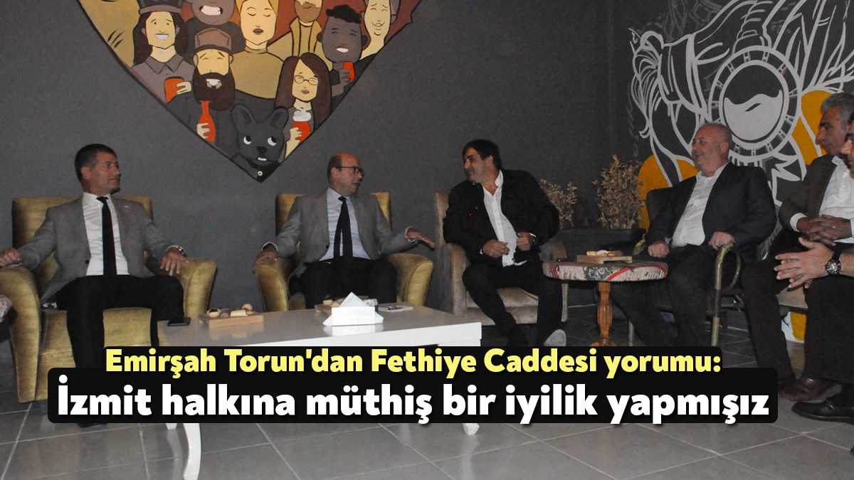 Lastik-İş Genel Başkanı ve yönetimi ile birlikte Fethiye Caddesi’nde çalışmaları
