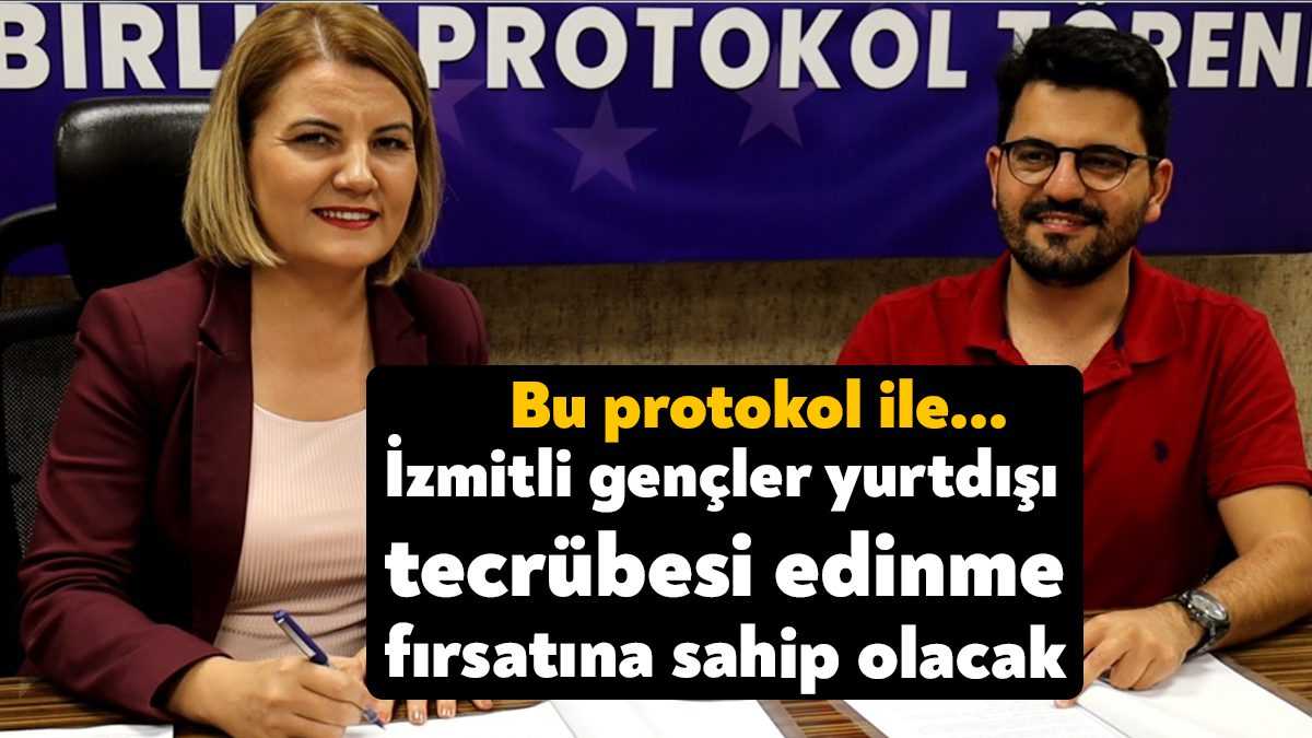 İzmit Belediyesi ve Avrasya Gençlik Gelişim Derneği arasında gerçekleştirilen İş