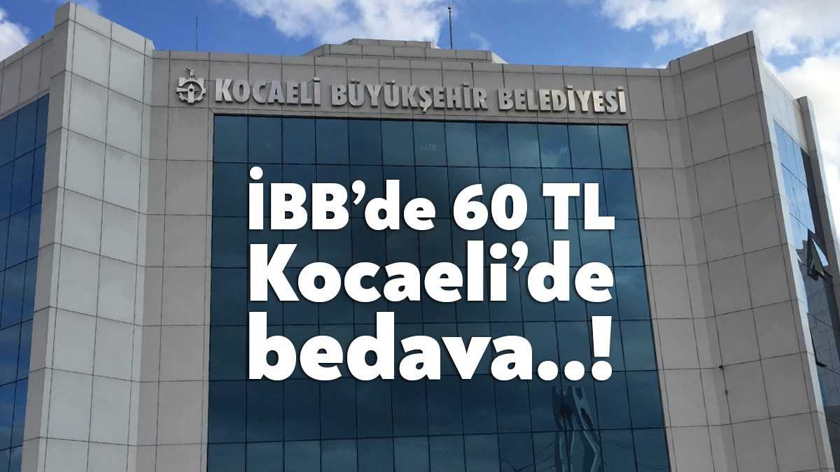 engelli ulaşım kartı için İstanbul Büyükşehir Belediyesi tarafından 60 TL