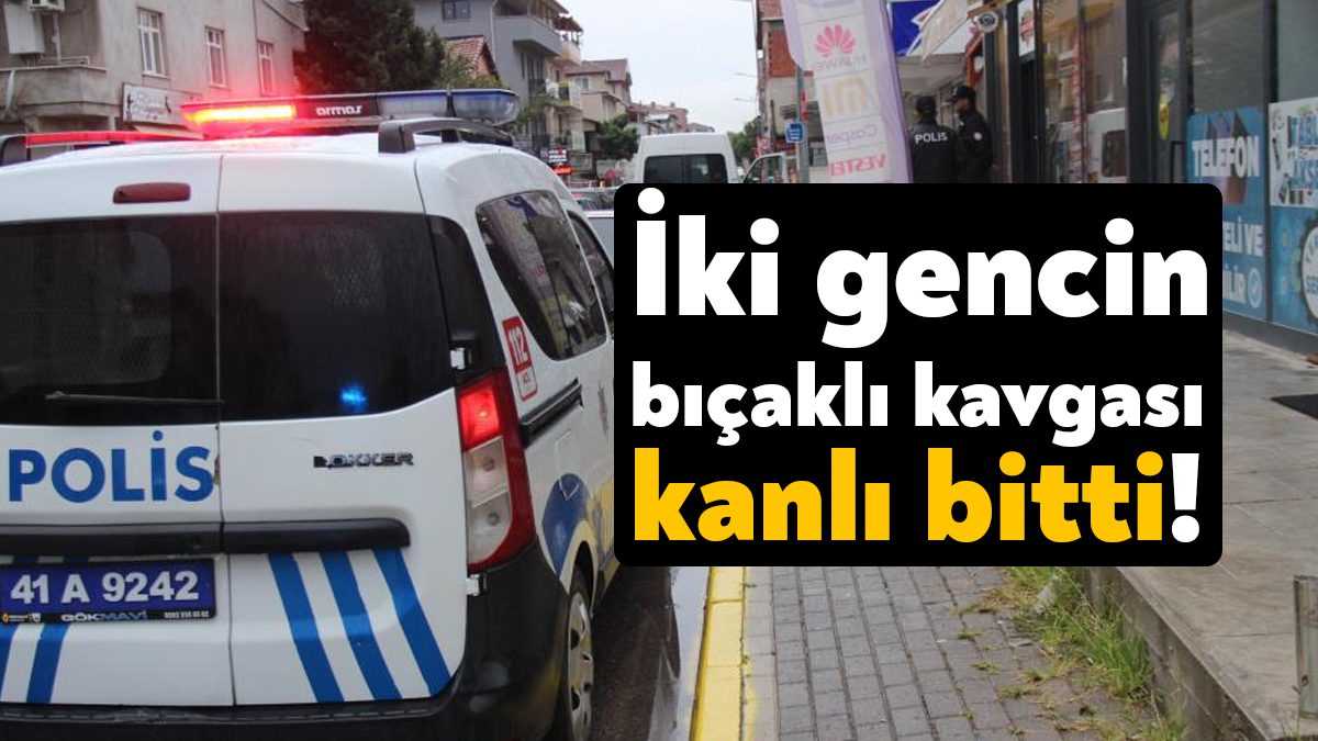 Kocaeli'de 18 yaşından küçük iki genç arasında çıkan kavgada, taraflardan