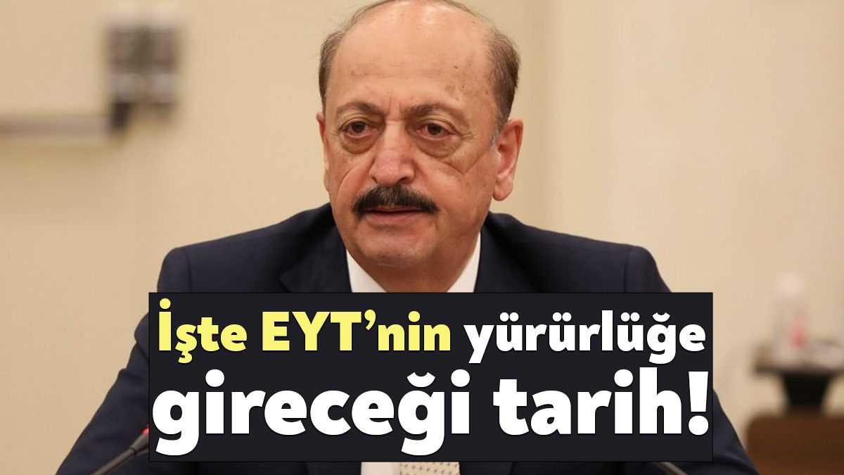 Çalışma ve Sosyal Güvenlik Bakanı Vedat Bilgin, Emeklilikte Yaşa Takılanlar