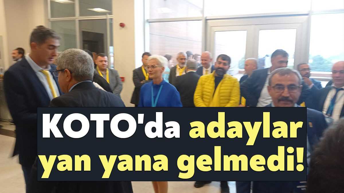 Kocaeli Ticaret Odası seçimlerinde başkan adayları Necmi Bulut ve İbrahim