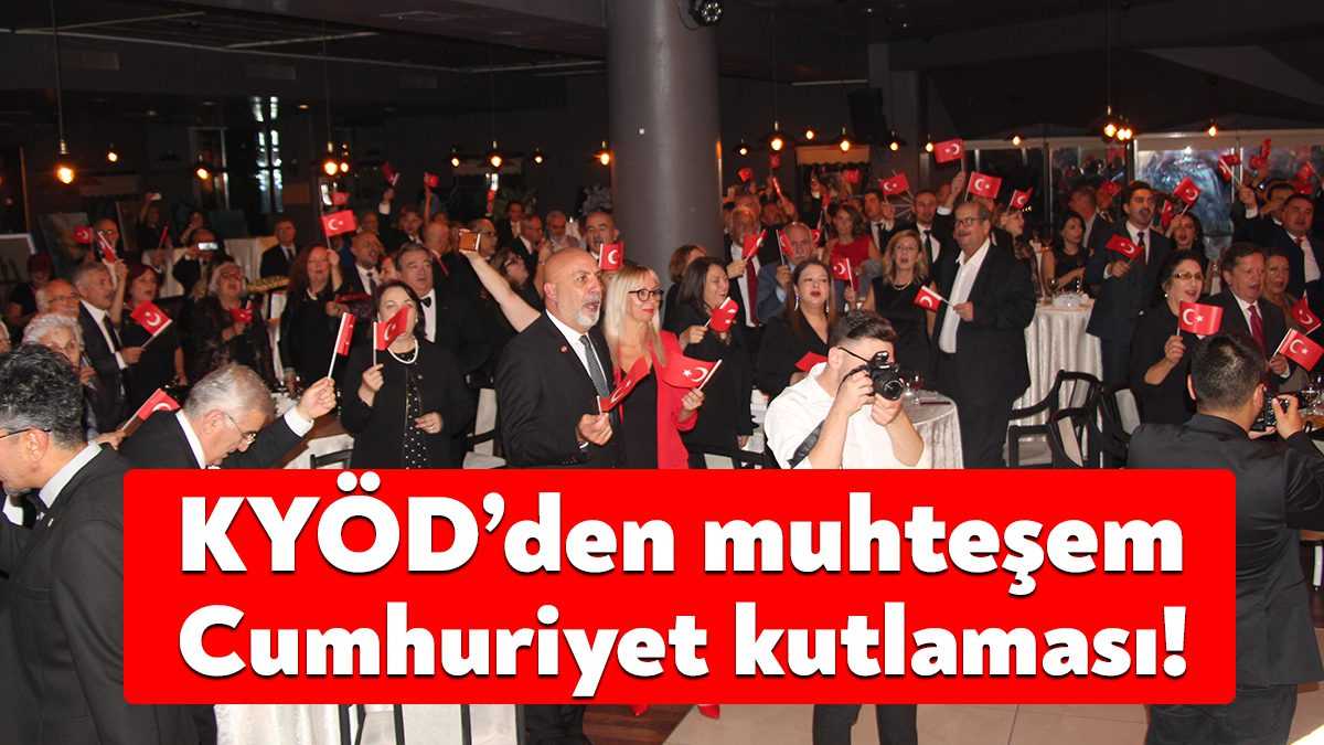 KYÖD, Cumhuriyet’in kuruluşunun 99’uncu yıldönümünde Cumhuriyet Balosu düzenledi. Baloda konuşan