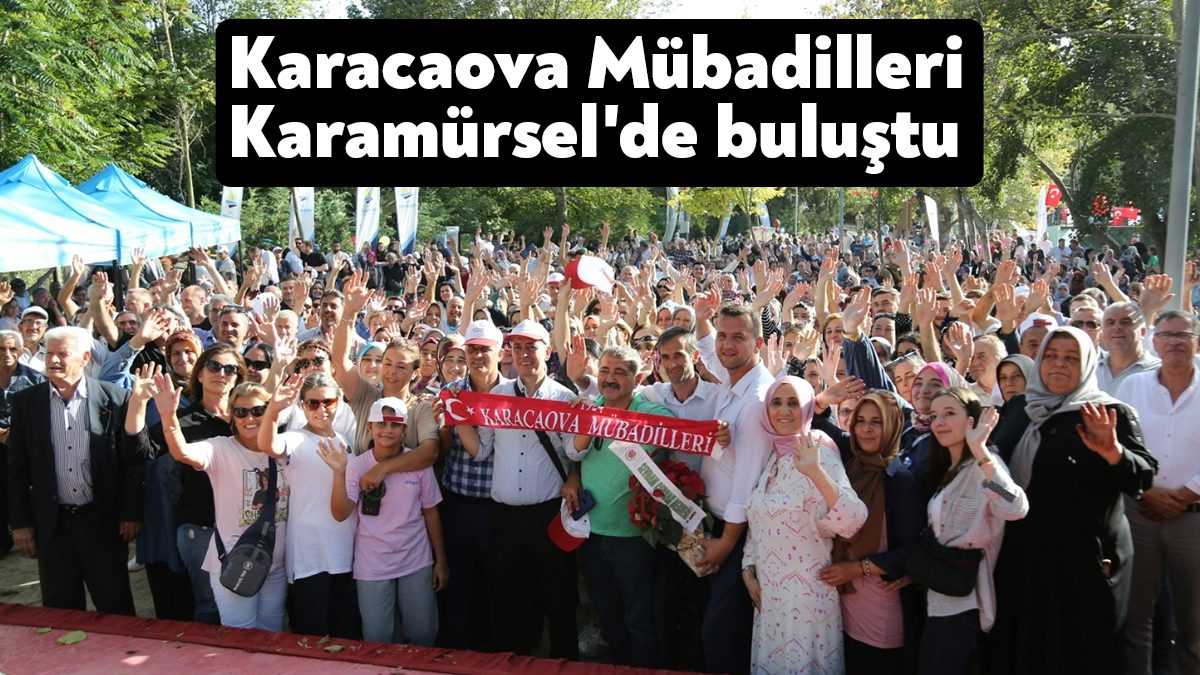 Karacaova Mübadilleri buluşmalarının 8.si Kocaeli Büyükşehir Belediyesinin desteğiyle Karamürsel’de gerçekleşti.