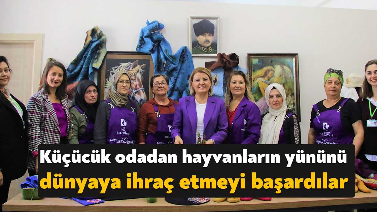 Kocaeli’nin İzmit ilçesinde açılan kurslarda eğitim alan ve ustalaşan ev