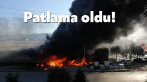 Kocaeli’de bir petrol firması alev alev yanıyor