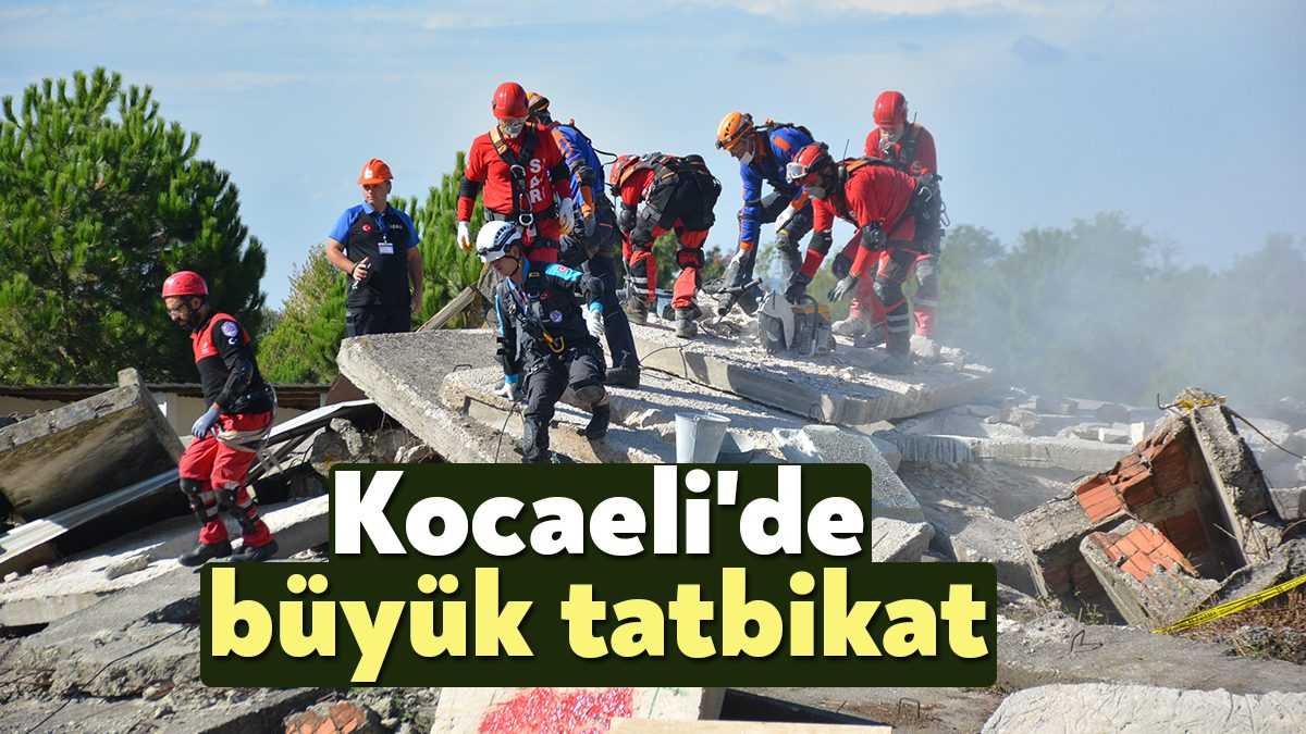 Kocaeli’de AFAD, UMKE, 112, itfaiye, emniyet ve jandarma personelinin